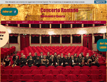 Tablet Screenshot of concertoromano.com